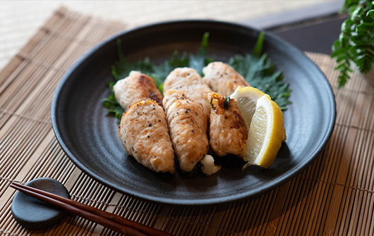 鶏ムネ肉のはさみ揚げ