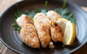 鶏ムネ肉のはさみ揚げ